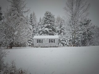 Snowy cabin filter