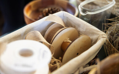 Wreath making workshop and masterclass using festive decorations.