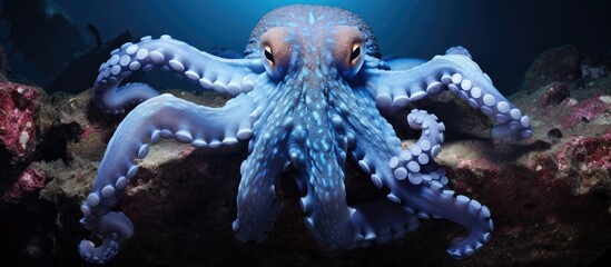 Blue octopus discovered beneath jetty in Edithburgh, South Australia.
