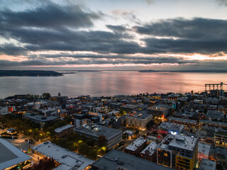 Naklejka premium Seattle Space Needle