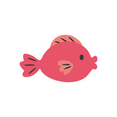 Fish Flat Illustration