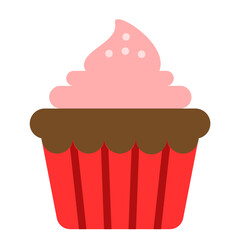 Cupcake Icon Design Vector