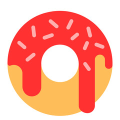 Doughnut Icon Design Vector
