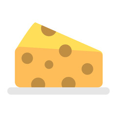 Cheese Icon Design Vector