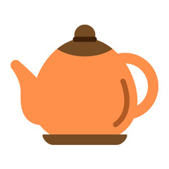 Tea Pot Icon Design Vector