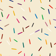 COLORFUL CRAYON SEAMLESS PATTERN