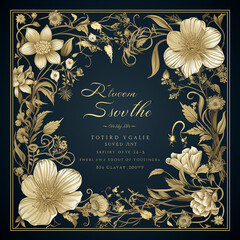 motif victorian damask ornamental royal ornate invitation postcard anniversary lace wedding 
