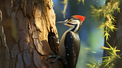 red billed horn bill .Nature's Symphony. Woodpeckers, Horn bills , and Barren River Lake Beauty.AI...