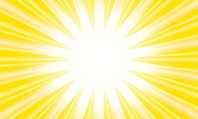 Sunray yellow copy space background. Sunburst vector retro with copyspace. Starburst for illustration