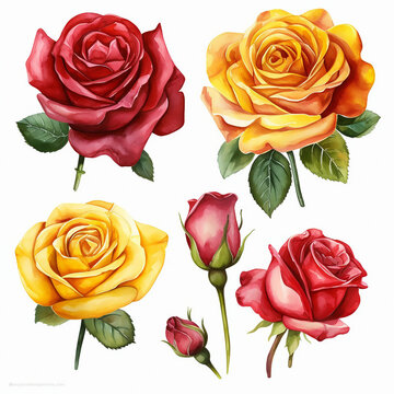painting romance petal rose watercolor romantic artistic birthday greeting image wallpaper 