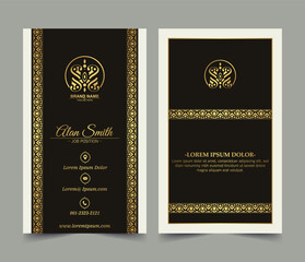 Naklejka premium Luxury ornamental logos and business cards template