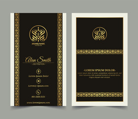 Luxury ornamental logos and business cards template