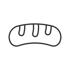 Bread icon vector design templates simple and modern concept