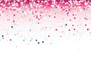 confetti and star backgrounds, transparent