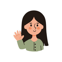 Girl Cartoon Illustration