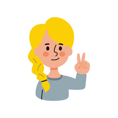 Girl Cartoon Illustration