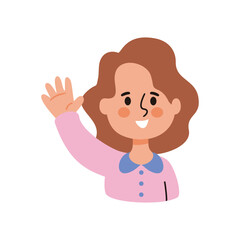 Girl Cartoon Illustration