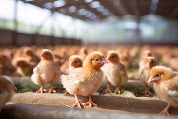 Modern Nest: Adorable Little Chicks in the Poultry Industry