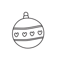 Hand Drawn Christmas Ball