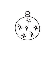 Hand Drawn Christmas Ball