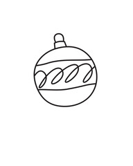 Hand Drawn Christmas Ball