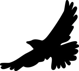 Bird graphic shape element design vector