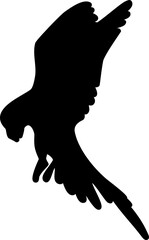 Bird graphic shape element design vector