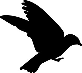 Bird graphic shape element design vector