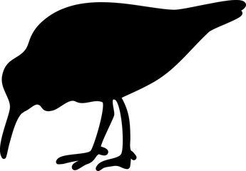 Bird graphic shape element design vector