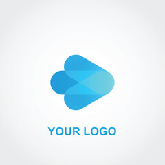abstract airplane logo