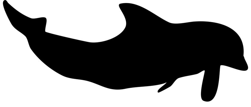 recommend clip art: Black Living under the sea vector shape