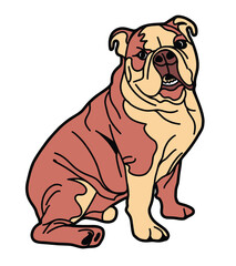 illustration of a dog