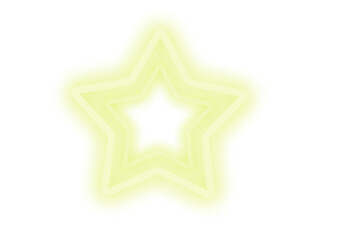 golden star on yellow background