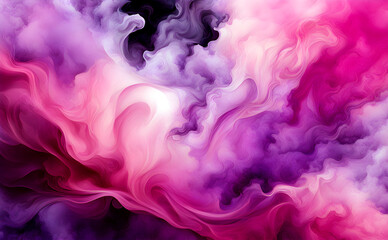 Fototapeta premium Colorful Texture. Black and Delicate Drops. Alcohol Ink Stains. Alcohol Ink Art
