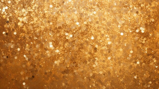 golden Colorful Bokeh Lights background generated by AI tool