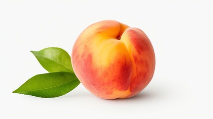 Fototapeta na wymiar peach isolated on white