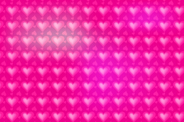 Pink heart seamless pattern background. Valentines day background. Vector Illustration.