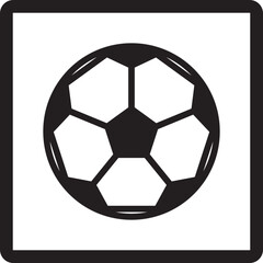 スポーツピクトグラム＿サッカーボール