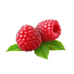 raspberry with leaf png