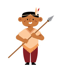 native american indian boy