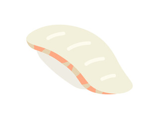 鯛の寿司のアイコンのイラスト