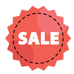 Sale Discount Promo Label Vector Design