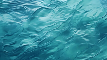 Abstract water ripple surface texture nature background, reflective blues and greens