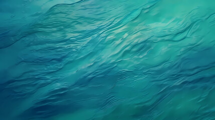 Abstract water ripple surface texture nature background, reflective blues and greens