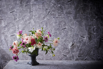 flower arrangement on the table