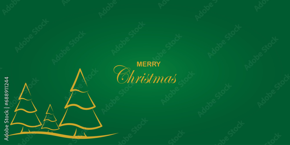 Poster simple christmas tree background vector design suitable for christmas themes.
