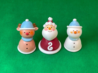 サンタクロース・雪だるま・トナカイ