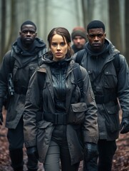 Fototapeta premium group of friends