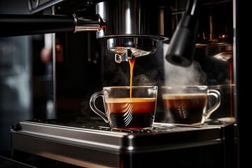 espresso coffee maker Generative AI.