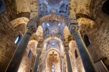 Fotobehang Church of San Cataldo - Palermo - Italy © Adwo